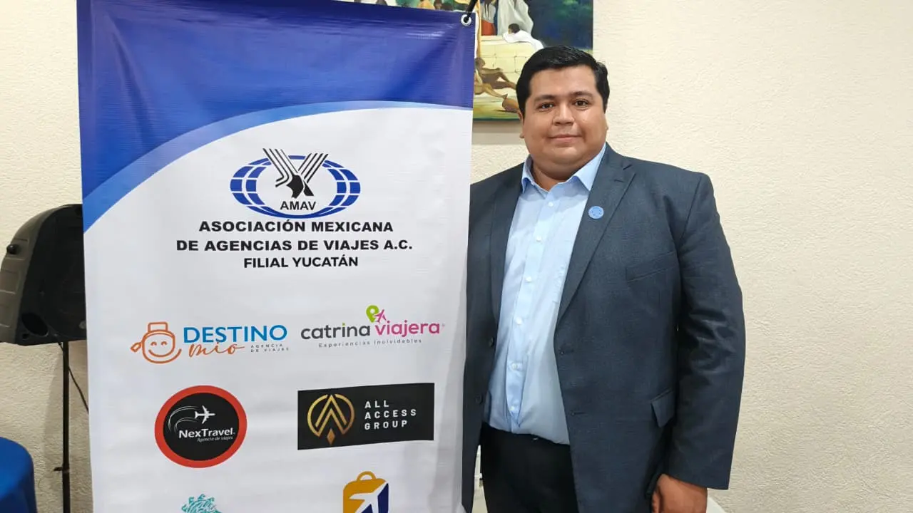 Alain Hamid Cabrera Ramírez, primer presidente del Consejo Directivo de la filial Yucatán. Foto: Christian Espadas