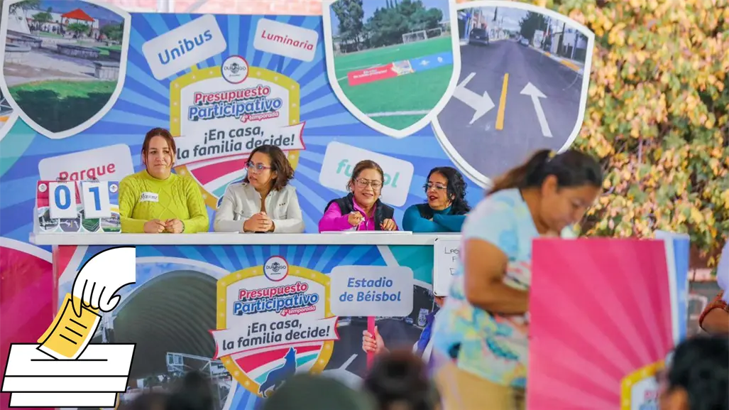 Presupuesto Participativo 2025: cuántos proyectos serán votados en Durango