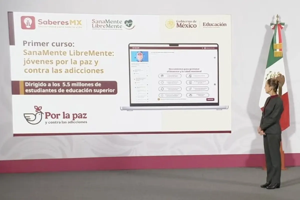 Claudia Sheinbaum en la conferencia mañanera Foto: YouTube Claudia Sheinbaum