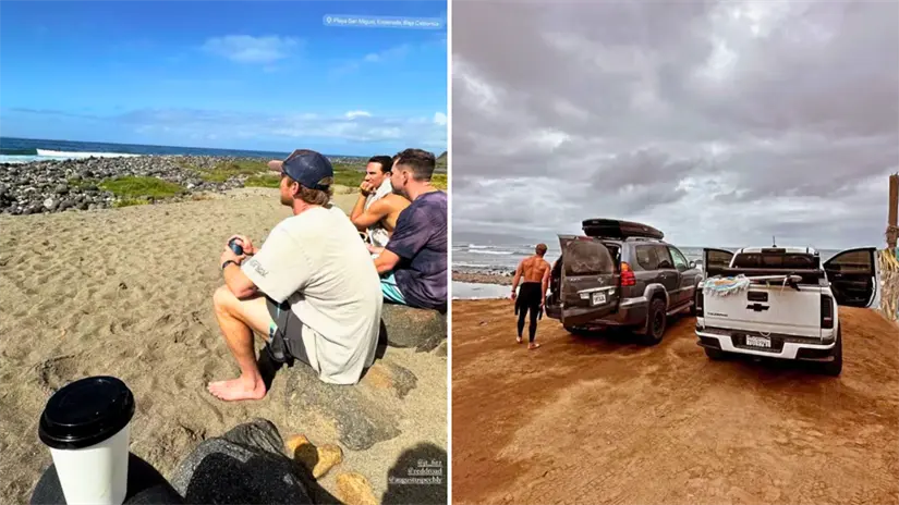 Últimas imagenes compartidas durante su viaje a Ensenada. Foto: callum10robinson / Instagram