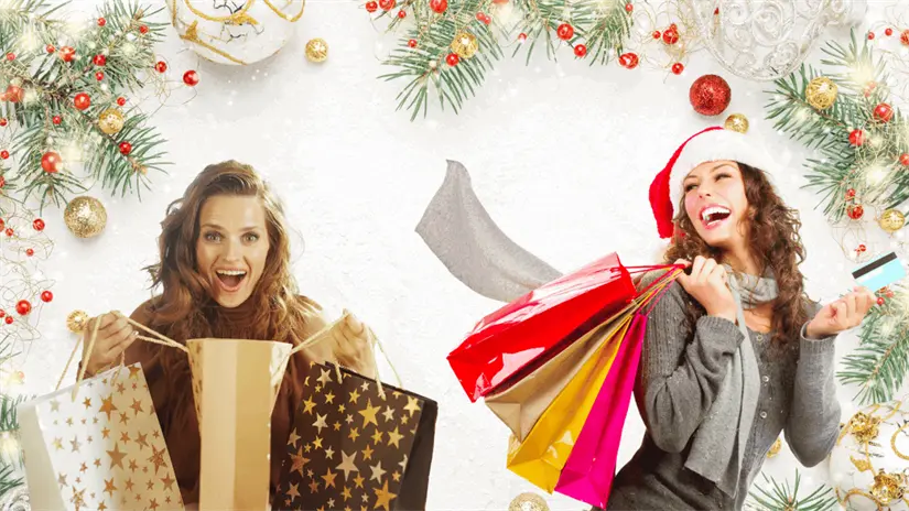 imagen recuadro Compras navideñas. Foto: Canva.