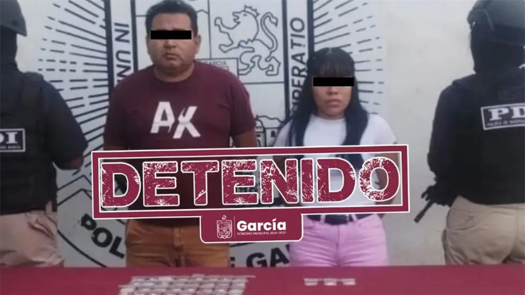 Detienen a presuntos implicados en robo de caja fuerte en García