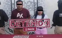 Detienen a presuntos implicados en robo de caja fuerte en García