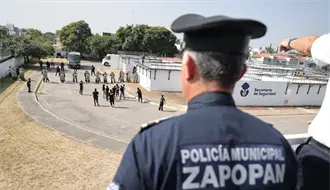 Policías de Jalisco se capacitan con Francia para manejar disturbios rumbo al Mundial 2026