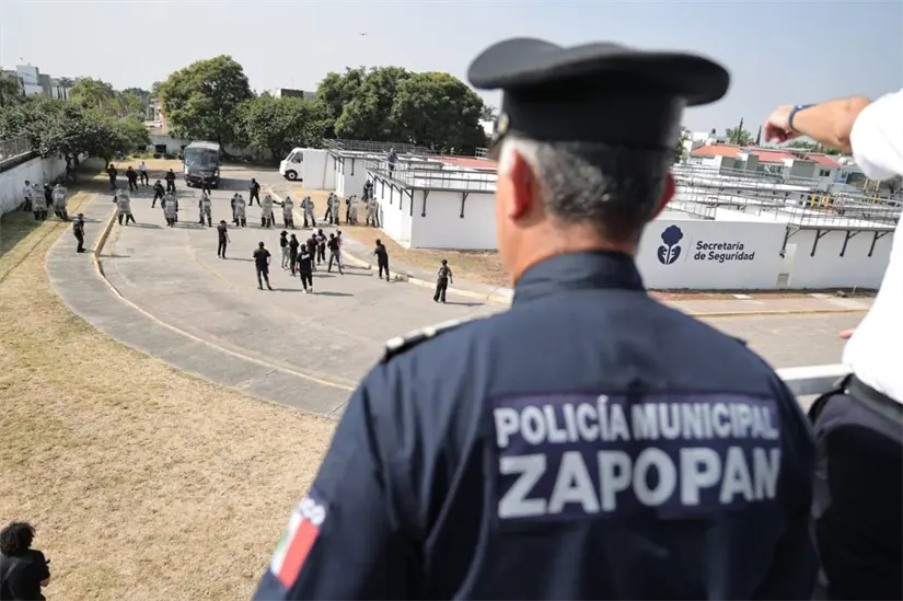 Elementos de la policía de Jalisco reciben capacitación para el Mundial 2026, FOTO:  redes sociales | Facebook (Policía de Zapopan) 