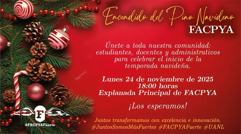 Invitación a la comunidad universitaria Foto: FB FACPYA