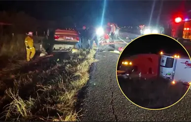 Fatal choque en la Transpeninsular: dos personas mueren y tres quedan prensadas en Comondú