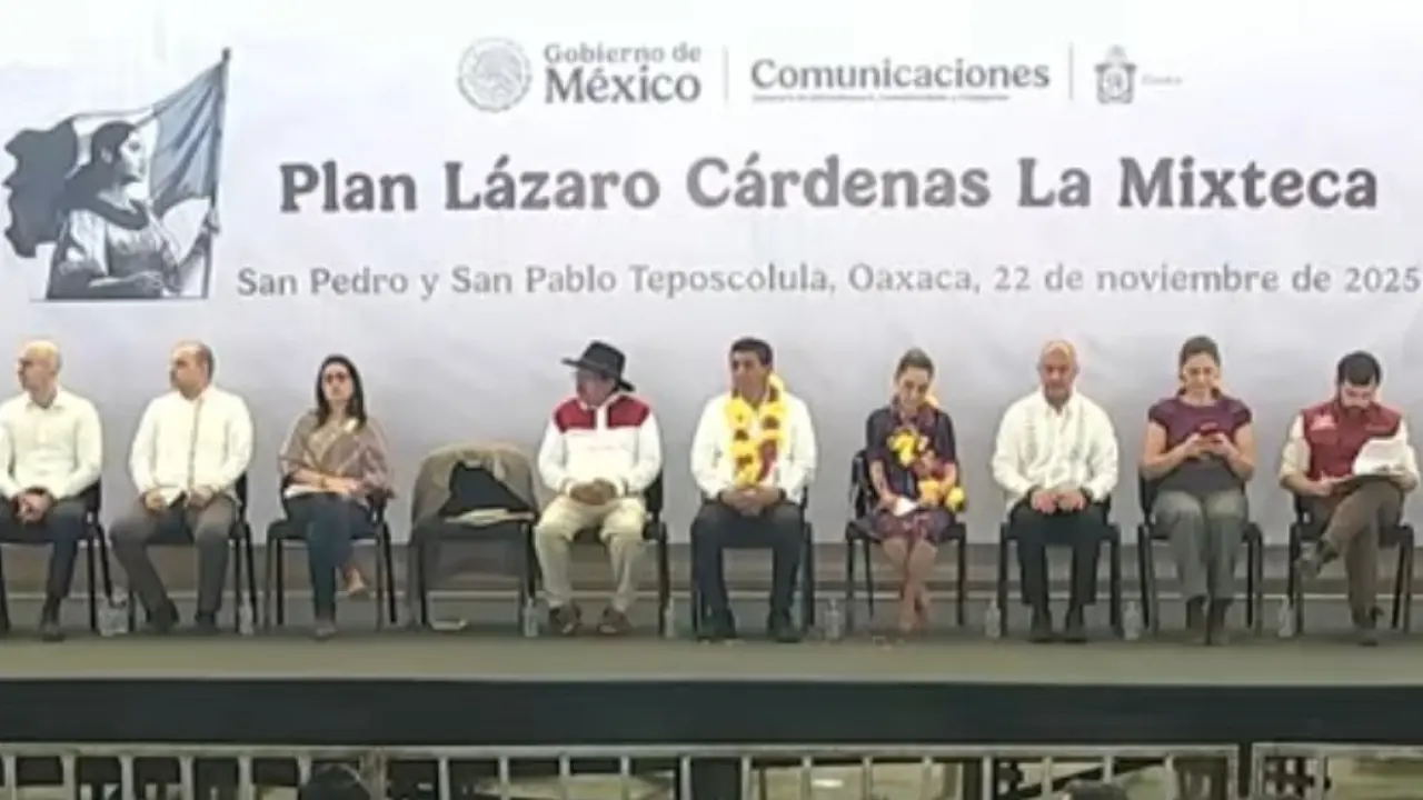 Gira del Plan Lázaro Cárdenas La Mixteca, todo sobre el plan y los territorios que abarcarán, FOTO: Captura de pantalla (YouTube: Plan General Lázaro Cárdenas en la Mixteca)