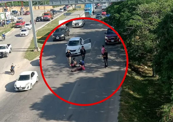 Atropellan a un adulto mayor al intentar cruzar en el Periférico de Mérida