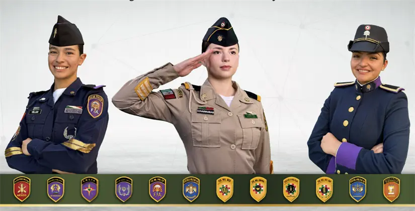 Cadetes de la Sedena. Foto: Sedena