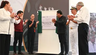 Claudia Sheinbaum inaugura hospital del IMSS y estación del Tren Interoceánico en Chiapas
