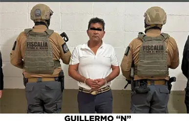 Detienen en Ecatepec a Guillermo "N" tercer implicado en huachicoleo de agua en Edoméx
