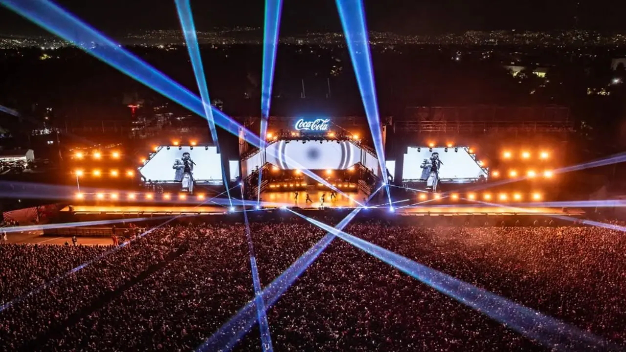 Flow Fest en el Autódromo Hermanos Rodríguez en CDMX. Foto: IG (@cocacola_flow)