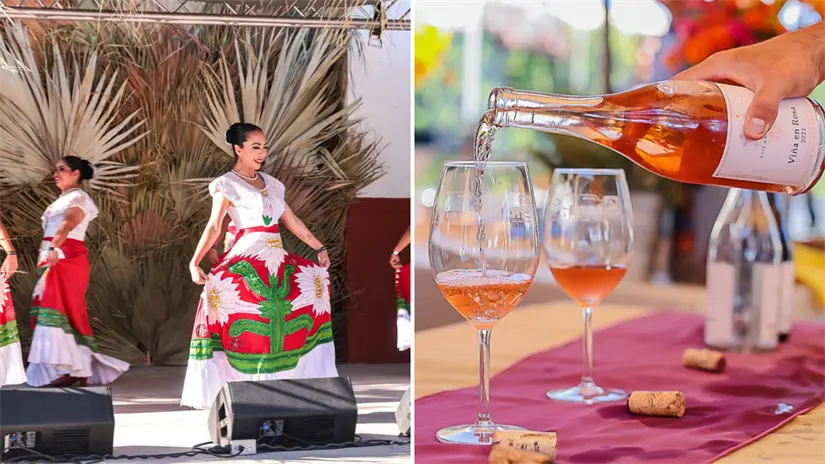 Presentaciones artísticas y catas de vino acompañan la programación cultural del GastroVino. Foto: GastroVino Baja Food & Wine Festival