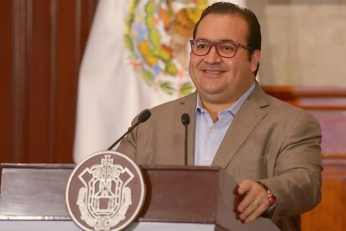 Javier Duarte en conferencia de prensa Foto: X(Twitter) @Javier_Duarte