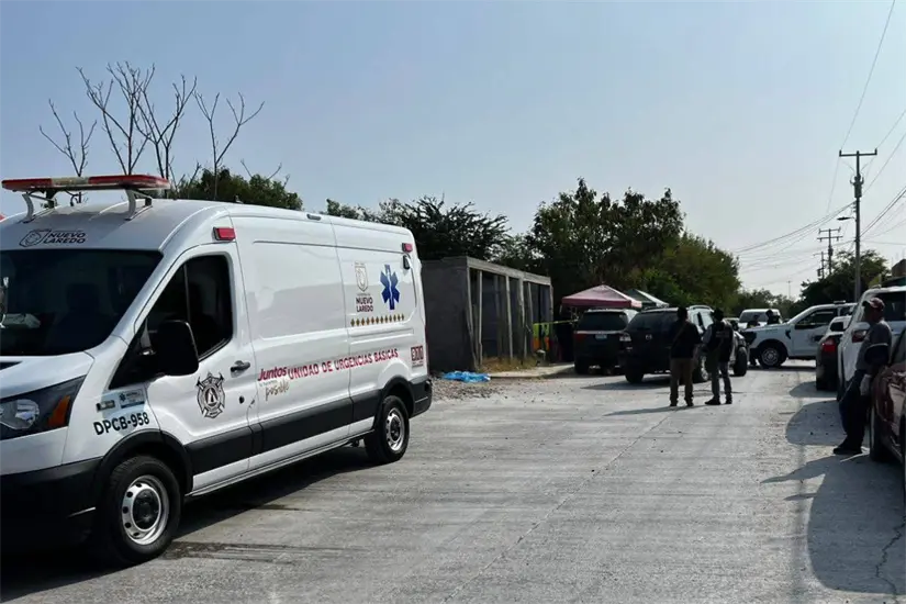 imagen recuadro El fatal suceso ocurrió en el cruce de las calles María del Carmen Galván de Garza y Raúl Madero, en la zona poniente de Nuevo Laredo. Foto: Carlos García
