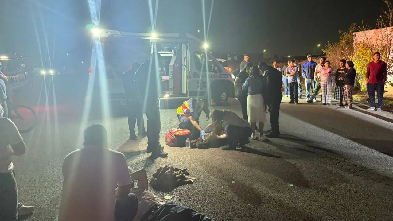 De acuerdo con las primeras indagatorias, el menor de 17 años circulaba a bordo de una motocicleta Itálica 150 cuando impactó a un peatón./Foto: Disciple Noticias