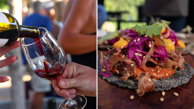 El maridaje entre vinos nacionales y cocina regional es uno de los ejes principales del festival. Foto: GastroVino Baja Food & Wine Festival