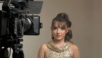 Elaine Haro nos invitó a la grabación de su nuevo videoclip