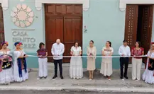 Claudia Sheinbaum reabre las puertas del museo Casa Benito Juárez en Veracruz Claudia Sheinbaum reabre las puertas del museo Casa Benito Juárez en Veracruz
