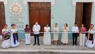 Claudia Sheinbaum reabre las puertas del museo Casa Benito Juárez en Veracruz