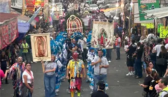 La Fe que une: Matlachines, comida tradicional y devoción en la Basílica de Guadalupe