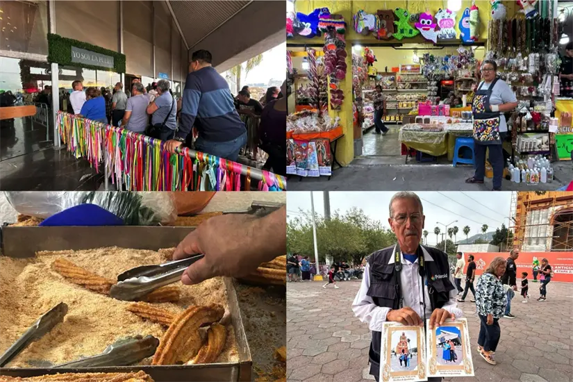 En los alrededores de la Basílica de Guadalupe. Foto: Rosy Sandoval