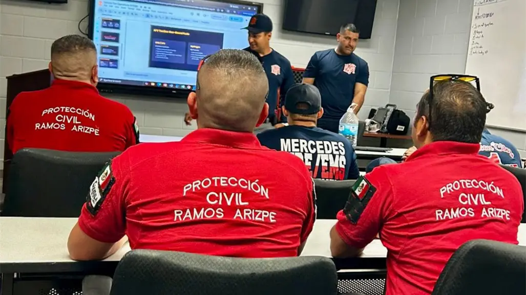 Culminan actividades de formación de Bomberos de Ramos Arizpe en Mercedes, Texas