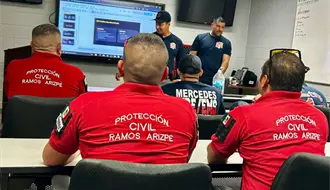 Culminan actividades de formación de Bomberos de Ramos Arizpe en Mercedes, Texas