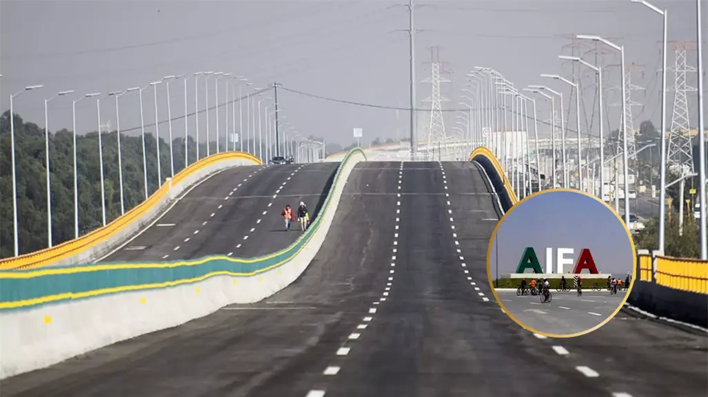 Edomex impulsa mejoras carreteras y accesos al AIFA previo al Mundial 2026