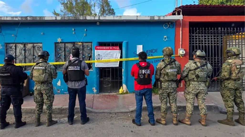 Cateos en Chetumal revelan armas, droga y cinco detenidos tras operativos simultáneos