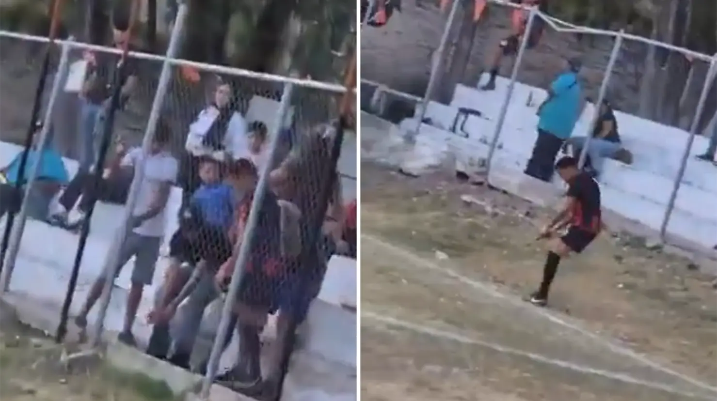 Exjugador de Leones Negros intenta disparar en riña durante partido amateur en El Salto. Foto: X (@MeganoticiasMx)