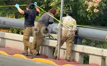 Localizan cuerpo de hombre en estado de putrefacción en el lecho del río Santa Catarina Localizan cuerpo de hombre en estado de putrefacción en el lecho del río Santa Catarina