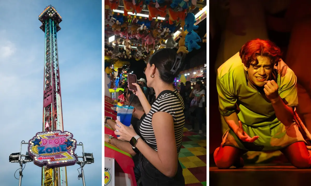 Juegos mecánicos, atracciones y espectáculos en la Feria Xmatkuil 2025 Foto: Feria Yucatán