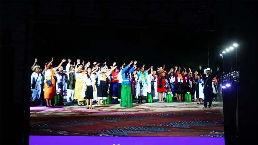 imagen recuadro Fiesta de Culturas Comunitarias en el Zócalo Capitalino de la CDMX Foto: Erik Alejandro