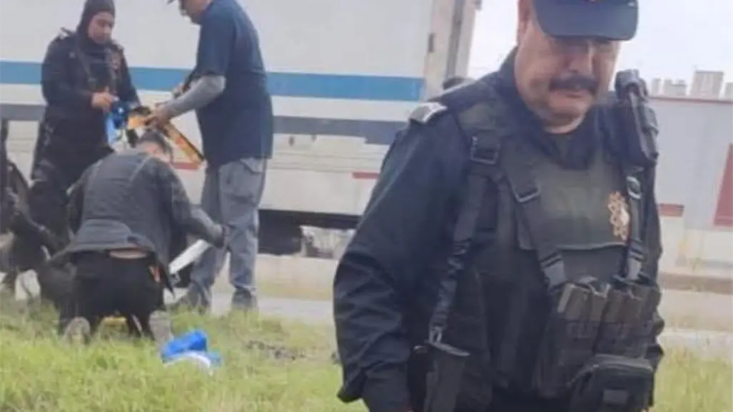 Vuelca patrulla de Fuerza Civil en Escobedo