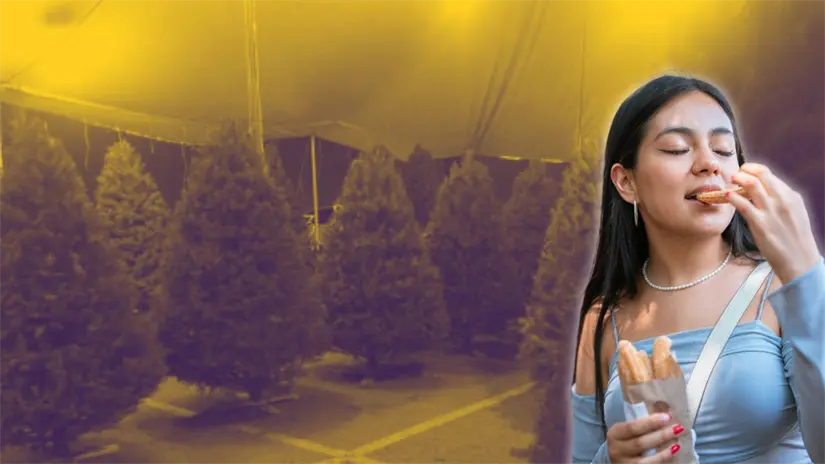 Mujer comiendo churros Foto: Canva