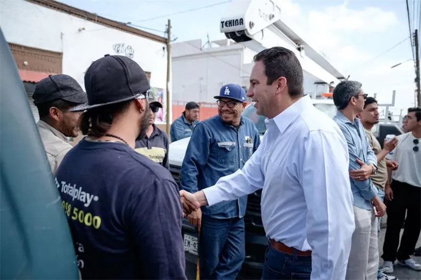 imagen recuadro Continúa el edil, Javier Díaz, con la modernización del Primer Cuadro de la ciudad./Foto: Gobierno Municipal de Saltillo