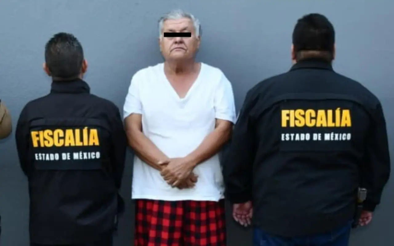 Juan N es señalado como líder sindical y presunto responsable de huachicoleo de agua y extorsión en Edomex. Foto: X/ @FiscaliaEdomex (Canva)