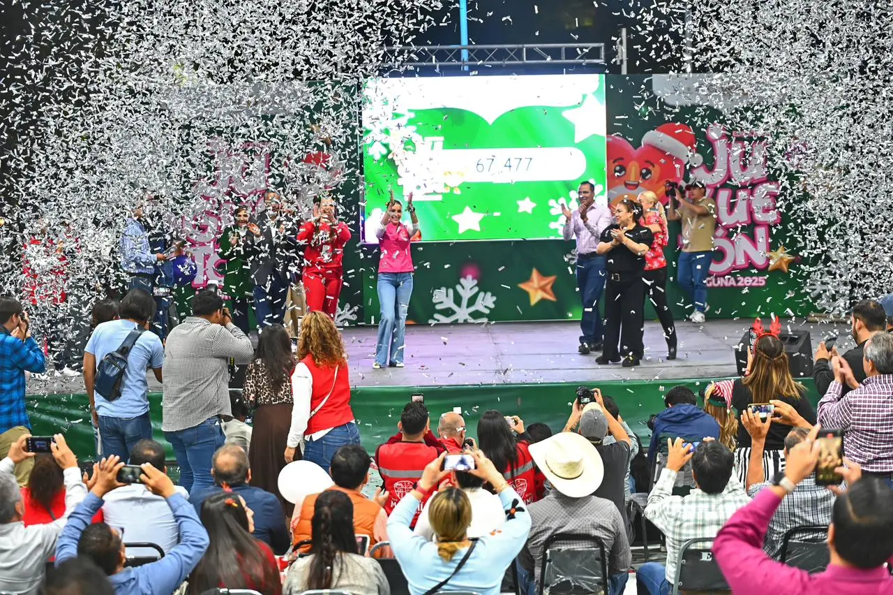 Logra récord histórico el Juguetón en La Laguna ¿Cuántos juguetes recolectaron?