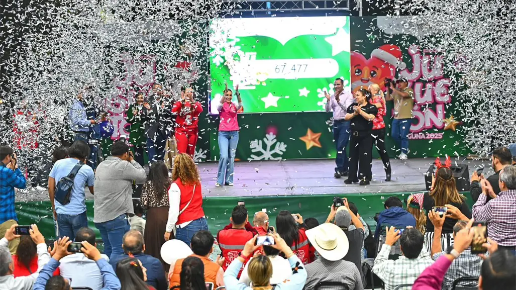 Logra récord histórico el Juguetón en La Laguna ¿Cuántos juguetes recolectaron?