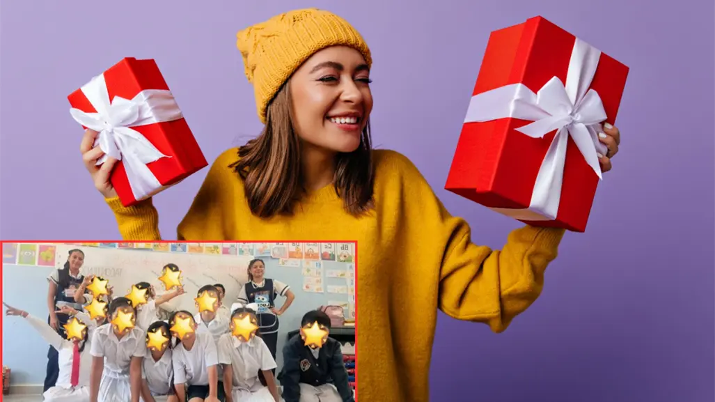 Maestra practicante de Tula busca padrinos para alegrar la Navidad de niños