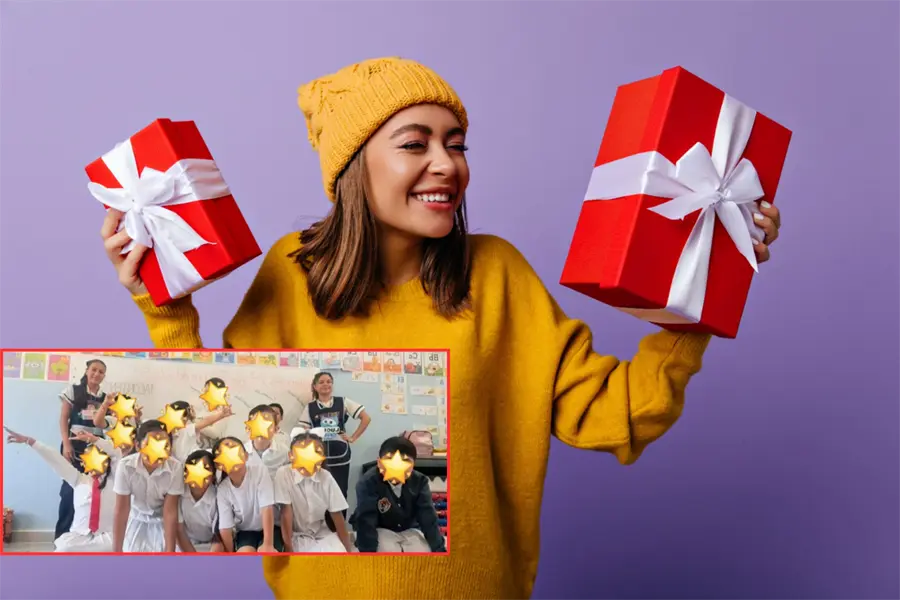 Maestra practicante de Tula busca padrinos para alegrar la Navidad de niños