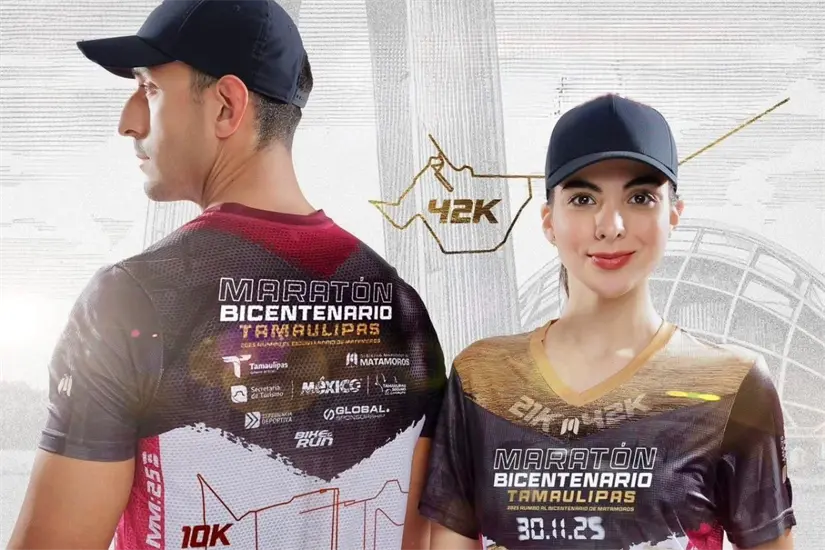 imagen recuadro Matamoros presenta las 4 rutas del Maratón Bicentenario 2025. FOTO | POSTA