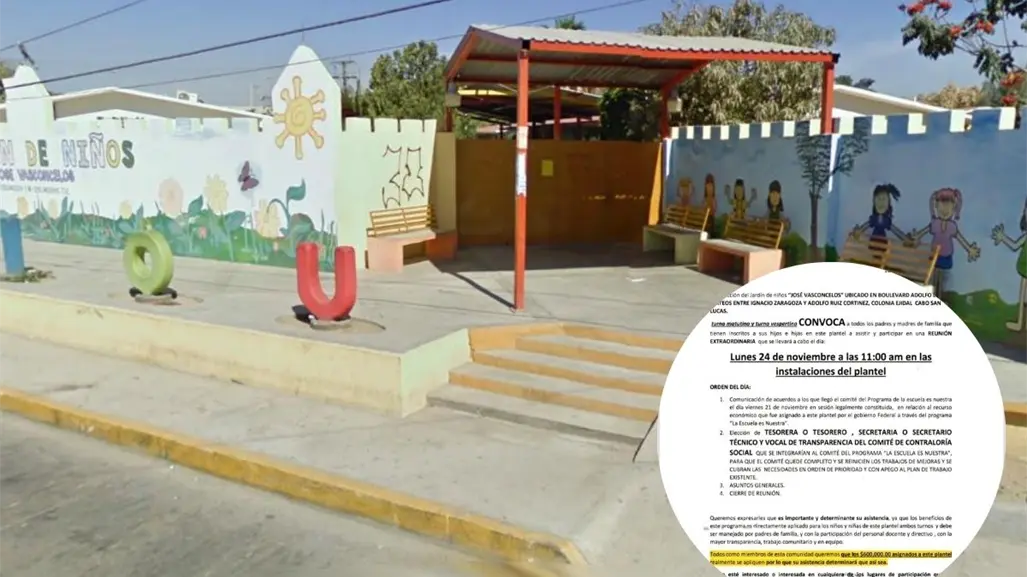Padres piden destitución de tesorera por anomalías en fondos del jardín José Vasconcelos en Cabo San Lucas