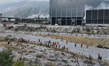 Retiran Leones en Acción casi 46 toneladas de residuos del Río Santa Catarina