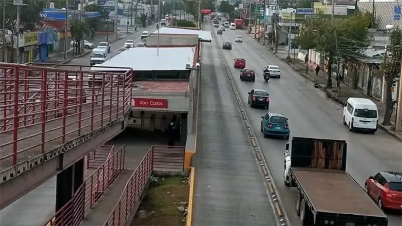 Vía José López Portillo, estación San Carlos del Mexibús 
