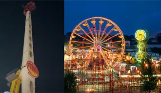 Protección Civil rescata a 13 personas atrapadas en juego mecánico en Feria Ganadera de Querétaro