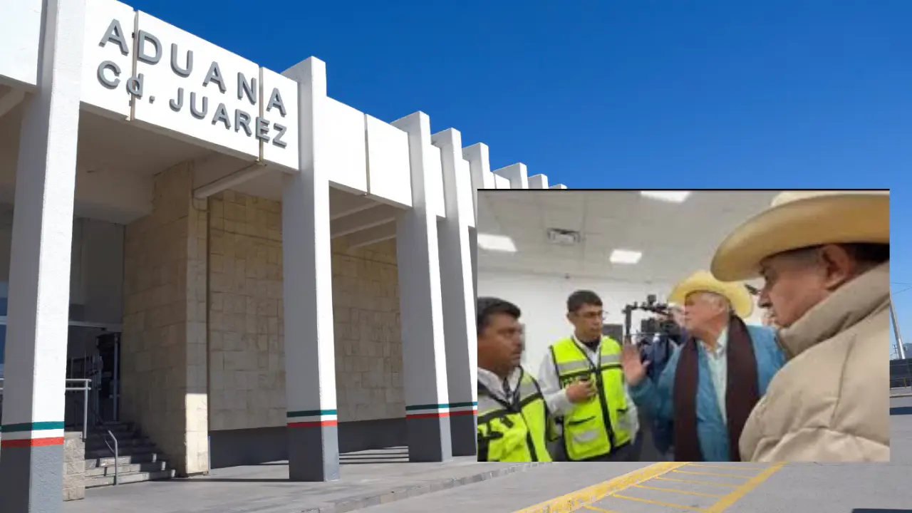 Campesinos y transportistas irrumpen por la fuerza en la Aduana de Ciudad Juárez, FOTO: Imagen ilustrativa (Collage de canva, captura de pantalla, video: X Yolanda Neolones)