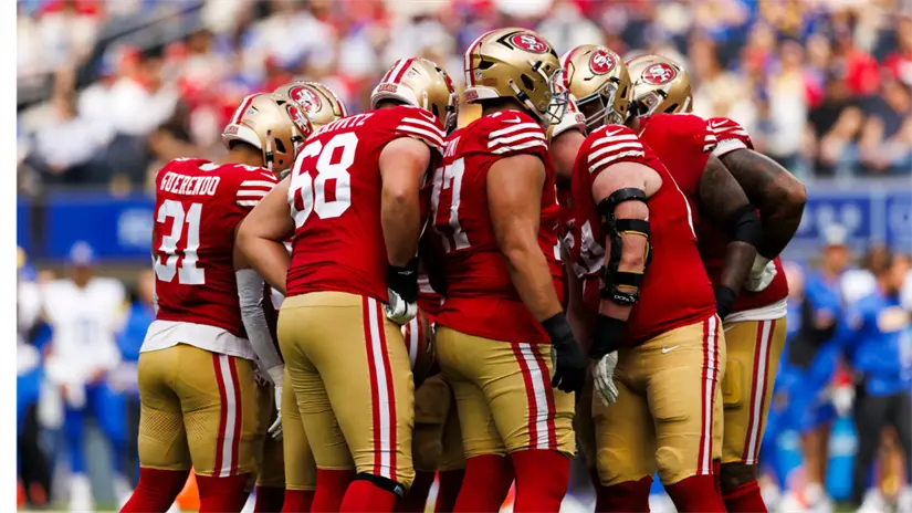 San Francisco 49ers  en un partido de la NFL, FOTO: (Página web: www.49ers.com)
